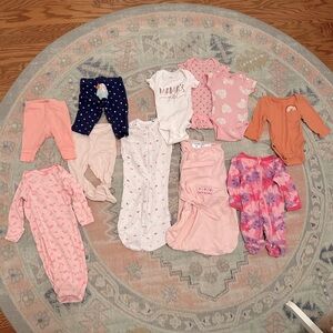 Newborn baby girl clothes